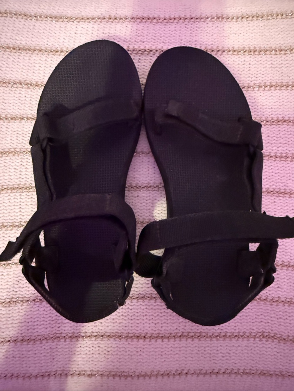 Teva Black Platform Sport Sandals - Picture 2 of 4